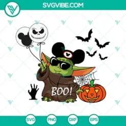 Halloween, Movies, SVG Files, Oogie Boogie Baby Yoda SVG Download, Baby Yoda 3