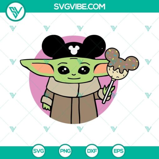 baby yoda svg disney ears snacks svg baby yoda the mandalorian svg the child svg 4 mockup