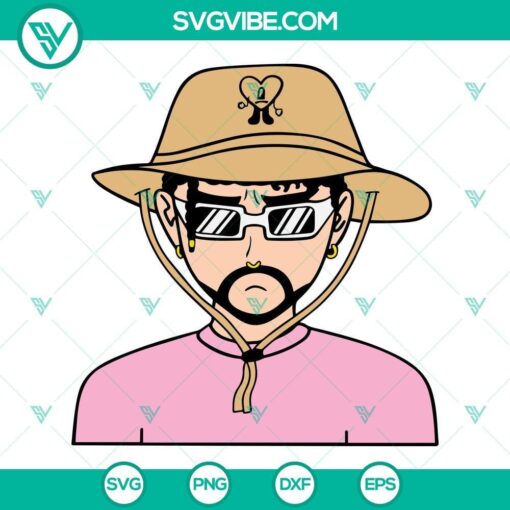 bad bunny bucket hat svg un verano sin ti heart svg baby bad bunny svg 1 mockup