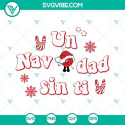 Bad Bunny Christmas SVG Image, Una Navidad Sin Ti SVG Images, Bad Bunny Xmas
