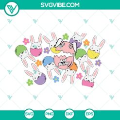 Easter, Musics, SVG Files, Bad Bunny Easter Eggs Starbucks Cup SVG Image, Bad 5