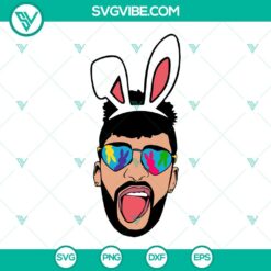 Easter, Musics, SVG Files, Una Pascua Sin Ti SVG File, Sad Heart Bunny SVG 3