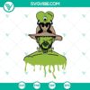Bad Bunny Frankenstein Monster Halloween SVG design for digital download with PNG file. Great for spooky Halloween projects.