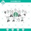 Bad Bunny logo Starbucks cup SVG file - perfect for customizing your tumbler with a trendy design.