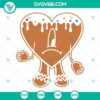Bad Bunny themed gingerbread cookies Christmas SVG images in PNG, DXF, and EPS files for holiday crafting.