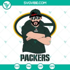 Musics, Sports, SVG Files, Bad Bunny Green Bay Packers SVG Images DXF EPS PNG 20