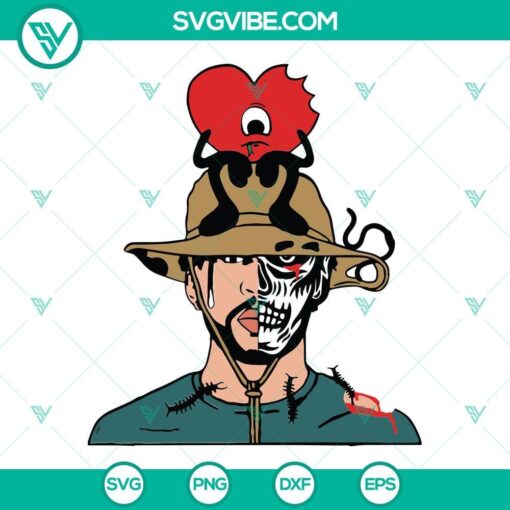 bad bunny halloween svg bad bunny horror svg bad bunny svg 5 mockup