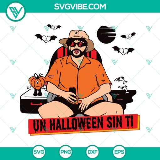 bad bunny halloween svg un halloween sin ti svg horror bad bunny svg 10 mockup