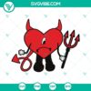 Bad Bunny Heart Monster SVG for Cricut and Silhouette, PNG DXF EPS download with cute cartoon design, perfect for crafting projects.