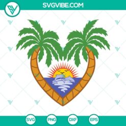 Musics, SVG Files, Bad Bunny Heart Shape Beach SVG Files, Bad Bunny Dolphins 22