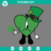 Musics, St Patrick's Day, SVG Files, Bad Bunny Heart Patrick’s Day SVG 13