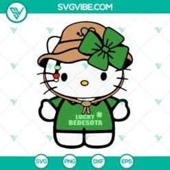 Musics, St Patrick's Day, SVG Files, Bad Bunny Heart St Patricks Day SVG 3