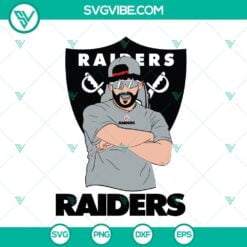 Musics, Sports, SVG Files, Bad Bunny Las Vegas Raiders SVG Images DXF EPS PNG 2