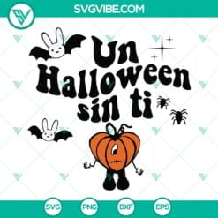 Halloween, Musics, SVG Files, Bad Bunny Logo Bat Halloween SVG Files, Un 13