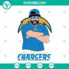 Bad Bunny Los Angeles Chargers logo SVG design for Cricut & Silhouette, available in DXF EPS PNG formats for download.