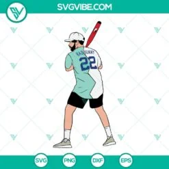 Baseball, Musics, SVG Files, Baby Bad Bunny Baseball Los Angeles SVG File PNG 4