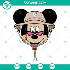 Disney, Musics, SVG Files, Minnie Mouse Bad Bunny SVG File, Bebesota SVG Images 3