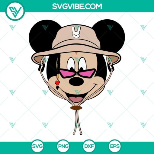 bad bunny mickey mouse svg verano sin ti svg baby benito mickey mouse svg png dxf eps cricut 5 mockup