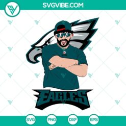 Musics, Sports, SVG Files, Bad Bunny Philadelphia Eagles SVG File DXF EPS PNG 5