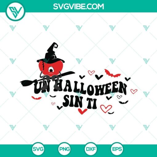 bad bunny sad heart vampire svg bundle bad bunny un halloween sin ti svg 6 mockup