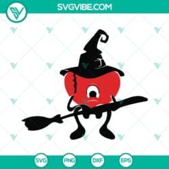 Halloween, Musics, SVG Files, Bad Bunny Sad Heart Witch Halloween SVG Download 20