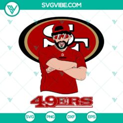 Musics, Sports, SVG Files, Bad Bunny San Francisco 49ers SVG Download DXF EPS 6