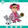 Bad Bunny SVG images featuring Baby Bad Bunny and Baby Benito designs with sunflowers. Ideal for crafting projects.