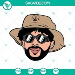 Musics, SVG Files, Bad Bunny Un Verano Sin Ti SVG Files PNG DXF EPS Layered 6