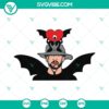 Bad Bunny Halloween SVG with vampire fangs and cape, perfect for spooky projects. Download now for Halloween crafts.