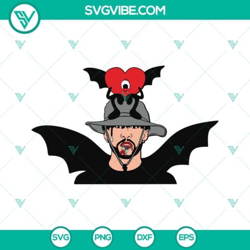 bad bunny vampire svg bad bunny halloween svg 5 mockup