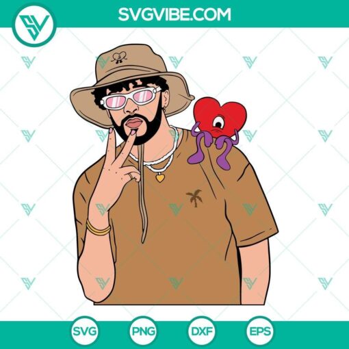 bad bunny world s hottest tour svg bad bunny svg un verano sin ti svg 2 mockup