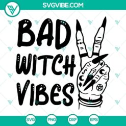 bad witch vibes svg bundle halloween witch svg witch hand svg 9 mockup