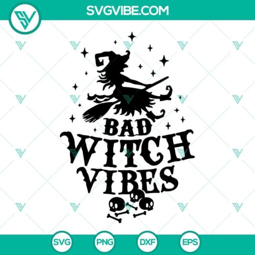 bad witch vibes svg halloween witch svg bad witch svg witch svg 1 mockup