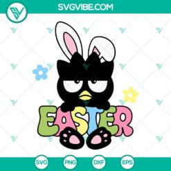 Easter, SVG Files, Badtz Maru Bunny Easter SVG File, Bad Badtz Maru SVG Images, 14