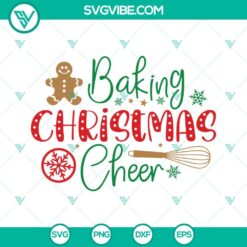 Christmas, SVG Files, Mrs Claus Gingerbread Bakery SVG Files, Christmas Baking 3