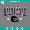 Baltimore Ravens football 1996 Cut Files collection in SVG, PNG, DXF, and EPS formats. Ideal for DIY crafts and projects.