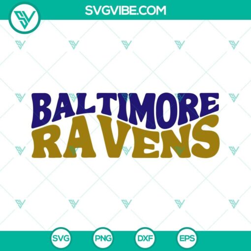 baltimore ravens football svg png dxf eps cut files 5 mockup