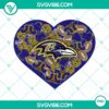 Baltimore Ravens themed heart Valentine PNG download designs for fans, perfect for digital use on Valentine's Day.