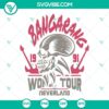 Vintage Bangarang World Tour 1991 design SVG download for Cricut. PNG, DXF, EPS files included. Ideal for crafting projects.