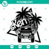 Barbi Jeep and Ken Offroad 4x4 Retro 80s SVG Files for digital crafting, ideal for offroad car enthusiasts.