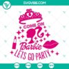 Barbie 2023 Movies Bundle SVG files, featuring vibrant and detailed digital designs for crafting projects and personal use.