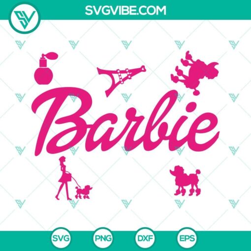 barbie 2023 movies bundle svg 2 mockup 1