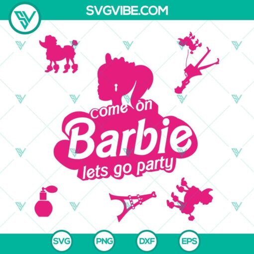 barbie 2023 movies bundle svg 7 mockup 1