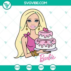 Movies, SVG Files, Black Barbie SVG Images, Afro Barbie SVG File PNG DXF EPS 3