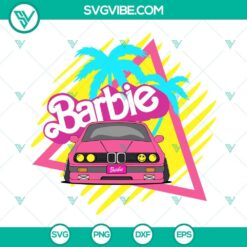 Barbie Car SVG Images Bundle, Barbie Jeep SVG Image, Barbie 2023 SVG Images, Barbie 7