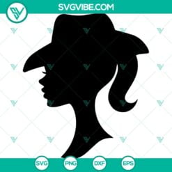 Movies, SVG Files, Barbie Doll Cowboy SVG Download PNG DXF EPS Barbie Doll  2