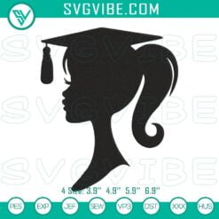 Embroidery Designs, Movies Embroidery Designs, Barbie Graduation Embroidery 15