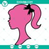 Barbie head SVG Cricut PNG DXF EPS files for crafting projects and designs.