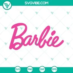 barbie logo svg bundle come on barbie let s go party svg pink doll svg girl svg png dxf eps 4 mockup