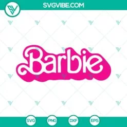 barbie logo svg bundle come on barbie let s go party svg pink doll svg girl svg png dxf eps 5 mockup